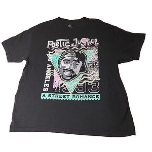 Poetic Justice Tupac Shakur Street Romance 1993 Hip Hop Graphic Mens Extra Large